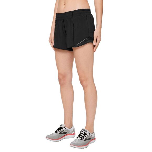 Lululemon Hotty Hot Low-Rise Short 4" Black - Picture 7 of 8